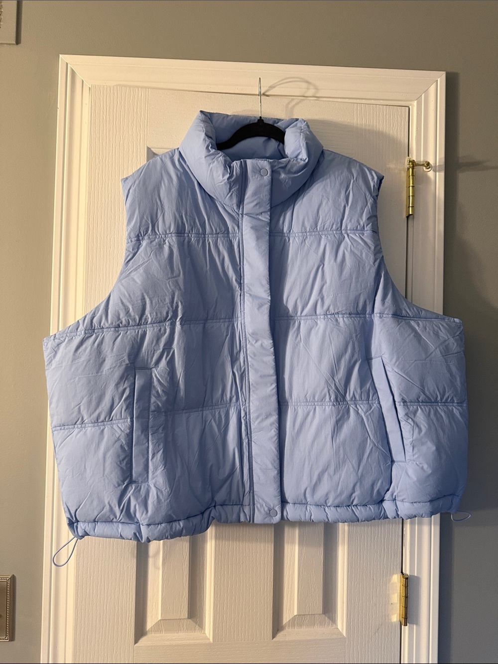 Old Navy Light Blue Puffer Vest